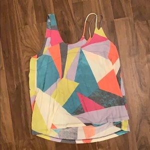 geometric patterned pacsun tank top